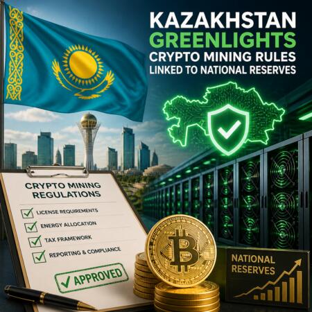 Kazakhstan Greenlights Crypto Mining Rules Linked To National Reserves
