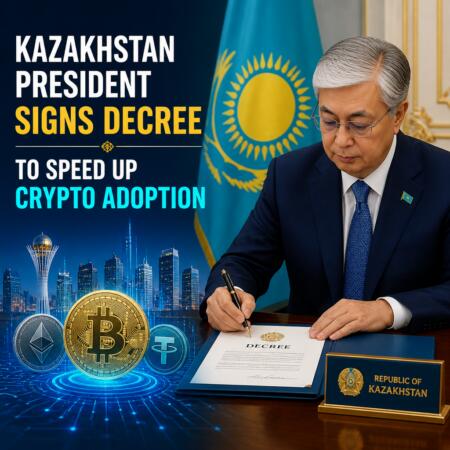 Kazakhstan President Signs Decree to Speed Up Crypto Adoption Kazakhstan President Signs Decree To Speed Up Crypto Adoption