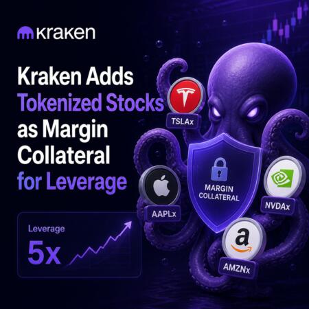 Kraken Adds Tokenized Stocks as Margin Collateral for Leverage Kraken Adds Tokenized Stocks As Margin Collateral For Leverage