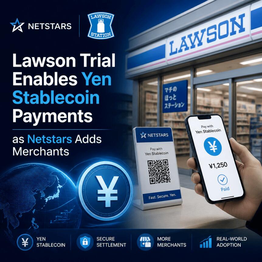 Lawson Trial Enables Yen Stablecoin Payments as Netstars Adds Merchants Lawson Trial Enables Yen Stablecoin Payments As Netstars Adds Merchants