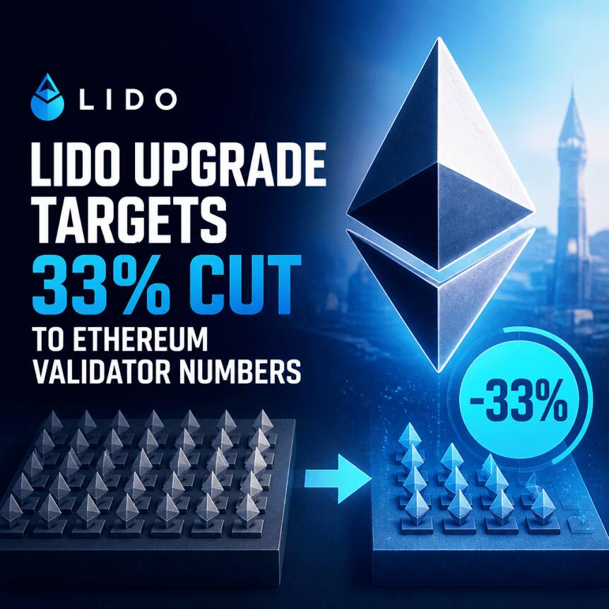 Lido Upgrade Targets 33% Cut To Ethereum Validator Numbers