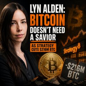 Lyn Alden: Bitcoin Doesn’t Need a Savior as Strategy Cuts $216M BTC Lyn Alden: Bitcoin Doesn’t Need A Savior As Strategy Cuts $216m Btc