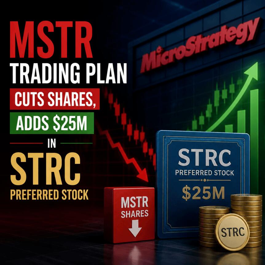 Mstr Trading Plan Cuts Shares, Adds $25m In Strc Preferred Stock