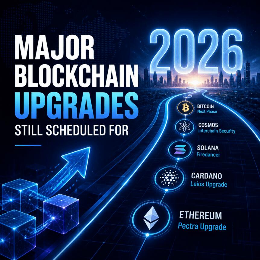 Major Blockchain Upgrades Still Scheduled for 2026 Major Blockchain Upgrades Still Scheduled For 2026