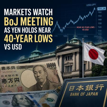 Markets Watch Boj Meeting As Yen Holds Near 40-Year Lows Vs Usd
