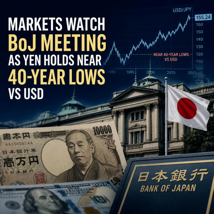 Markets Watch Boj Meeting As Yen Holds Near 40-Year Lows Vs Usd