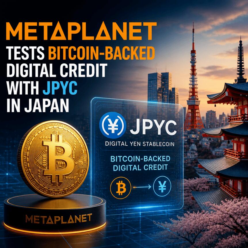 Metaplanet Tests Bitcoin-Backed Digital Credit With Jpyc In Japan