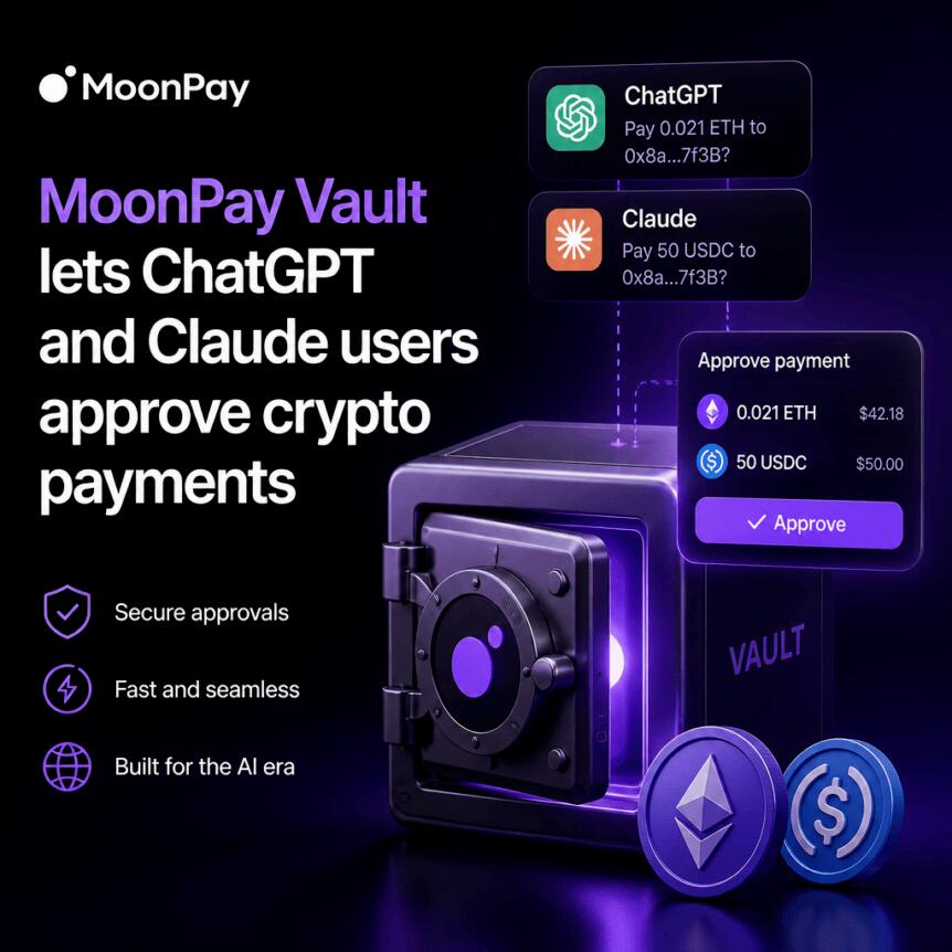 Moonpay Vault Lets Chatgpt And Claude Users Approve Crypto Payments