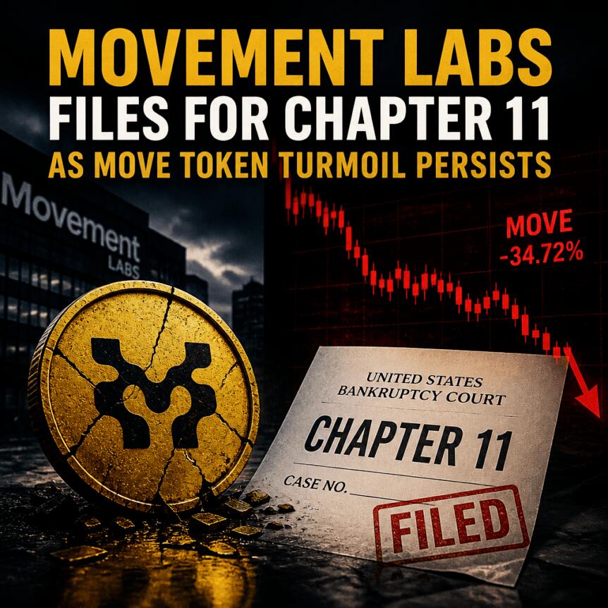 Movement Labs Files for Chapter 11 as MOVE Token Turmoil Persists Movement Labs Files For Chapter 11 As Move Token Turmoil Persists