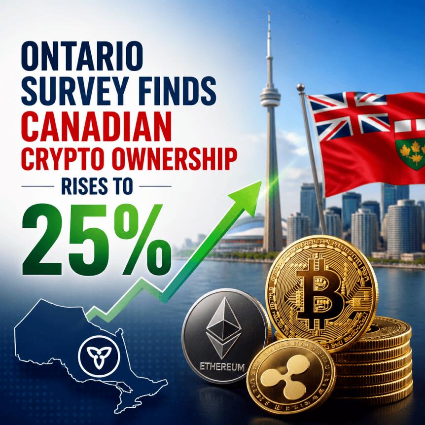 Ontario Survey Finds Canadian Crypto Ownership Rises to 25% Ontario Survey Finds Canadian Crypto Ownership Rises To 25%
