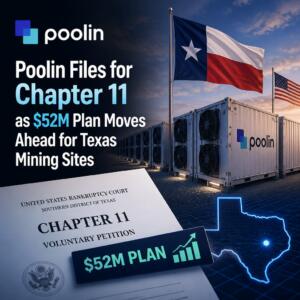 Poolin Files For Chapter 11 As $52m Plan Moves Ahead For Texas Mining Sites