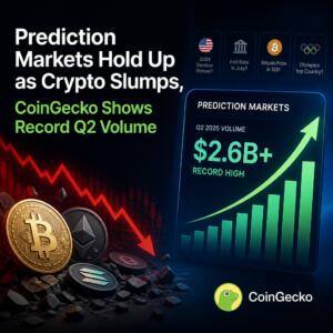 Prediction Markets Hold Up As Crypto Slumps, Coingecko Shows Record Q2 Volume