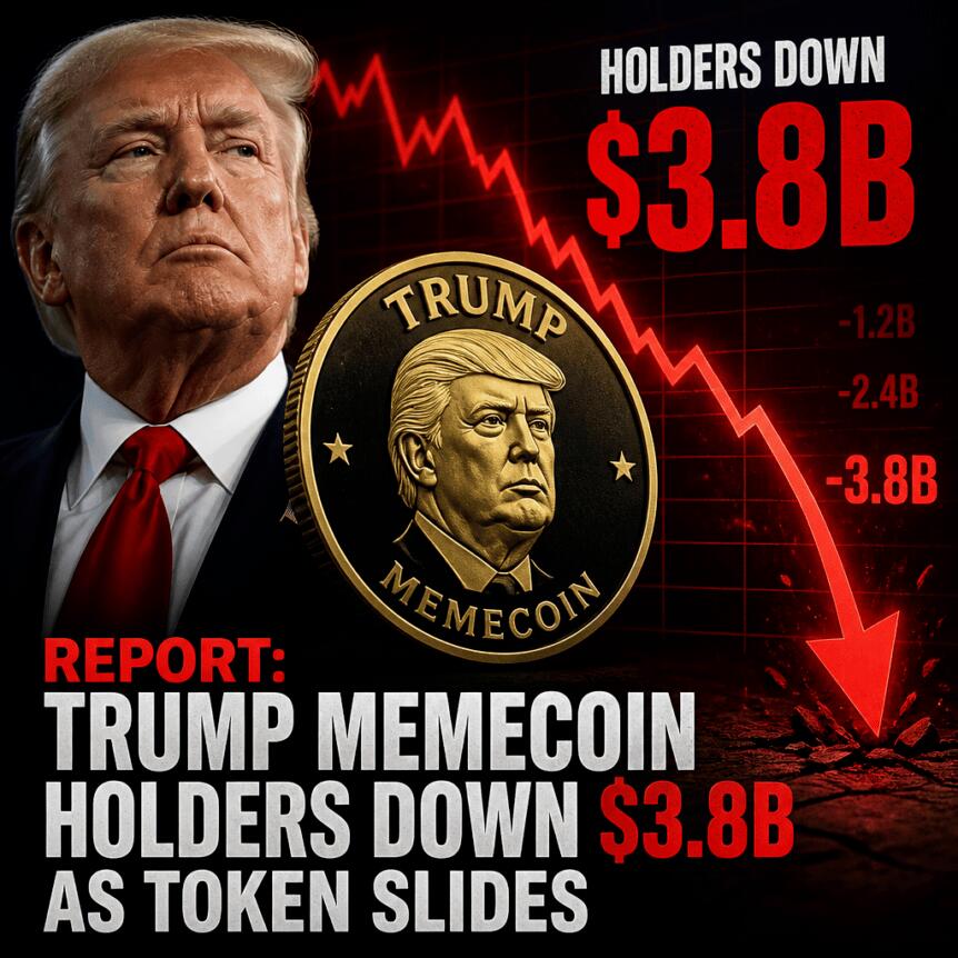 Report: Trump Memecoin Holders Down $3.8B as Token Slides Report: Trump Memecoin Holders Down $3.8b As Token Slides