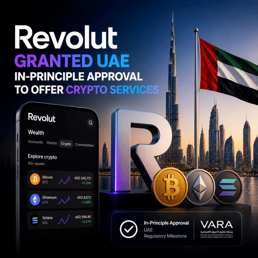 Revolut Granted UAE In-Principle Approval to Offer Crypto Services Revolut Granted Uae In-Principle Approval To Offer Crypto Services