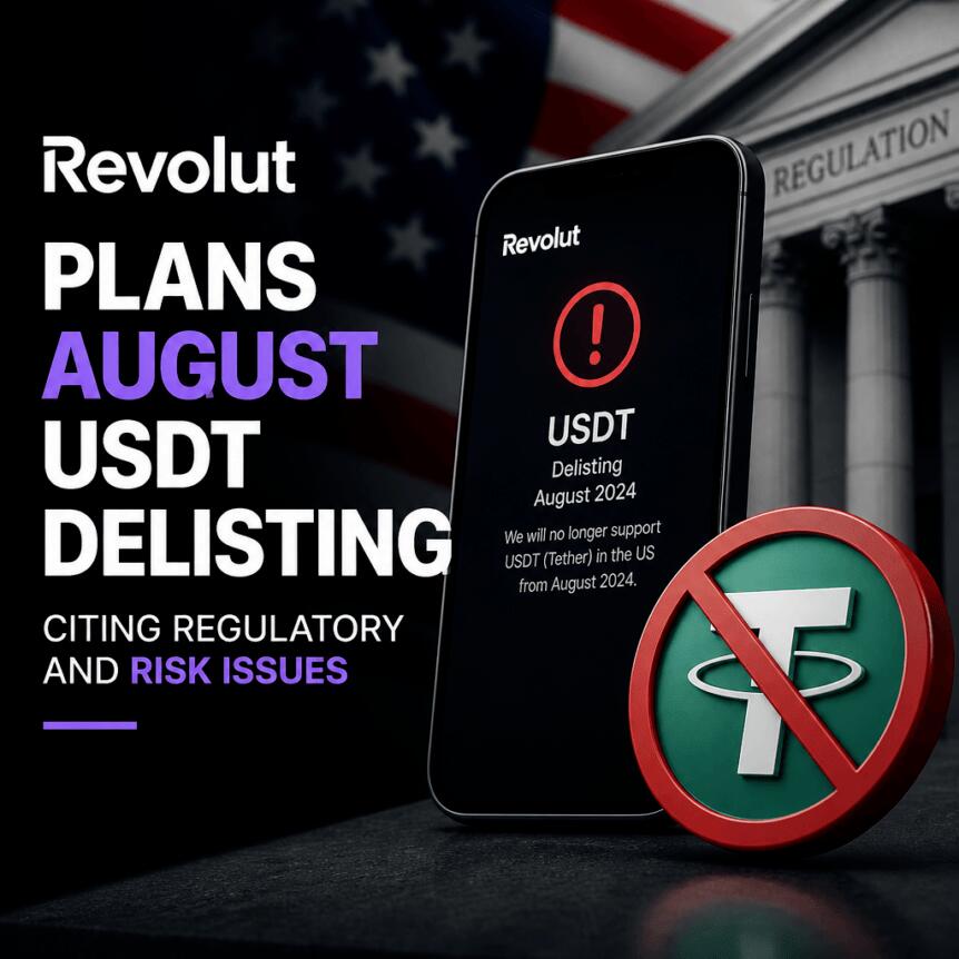 Revolut Plans August USDT Delisting, Citing Regulatory and Risk Issues Revolut Plans August Usdt Delisting, Citing Regulatory And Risk Issues