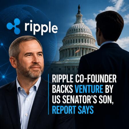 Ripple Co-Founder Backs Venture By Us Senator’s Son, Report Says