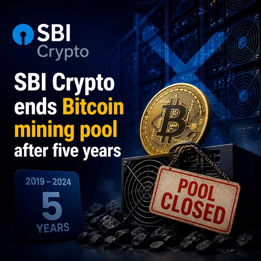 SBI Crypto ends Bitcoin mining pool after five years Sbi Crypto Ends Bitcoin Mining Pool After Five Years