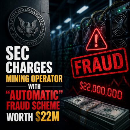 SEC Charges Mining Operator With “Automatic” Fraud Scheme Worth $22M Sec Charges Mining Operator With “automatic” Fraud Scheme Worth $22m