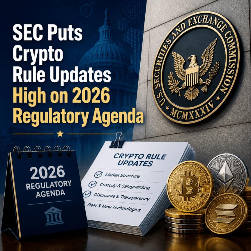 SEC Puts Crypto Rule Updates High on 2026 Regulatory Agenda Sec Puts Crypto Rule Updates High On 2026 Regulatory Agenda