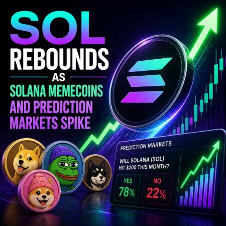 SOL Rebounds as Solana Memecoins and Prediction Markets Spike Sol Rebounds As Solana Memecoins And Prediction Markets Spike