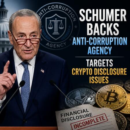 Schumer Backs Anti-Corruption Agency, Targets Crypto Disclosure Issues