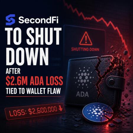 Secondfi To Shut Down After $2.6m Ada Loss Tied To Wallet Flaw