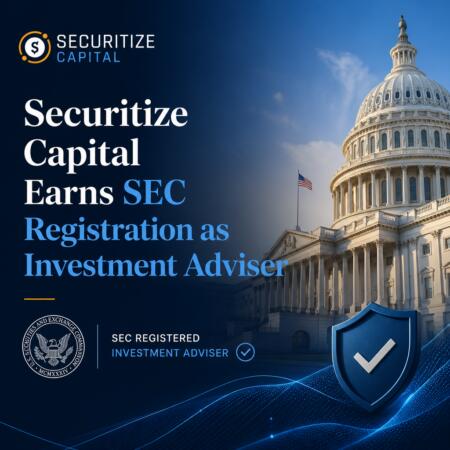 Securitize Capital Earns Sec Registration As Investment Adviser
