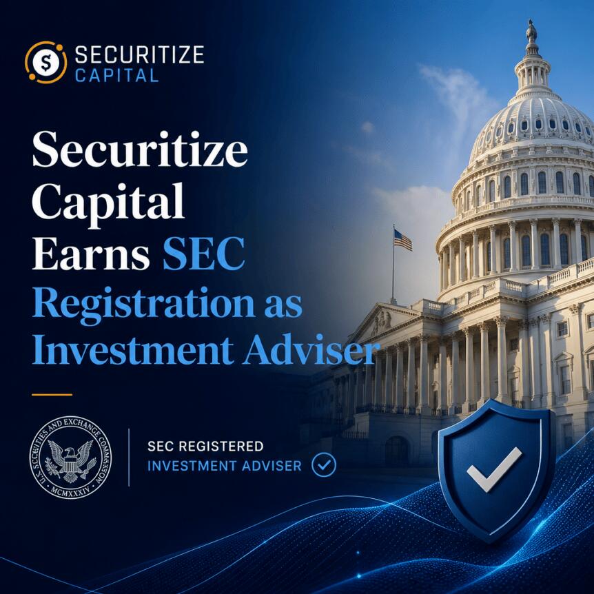 Securitize Capital Earns Sec Registration As Investment Adviser