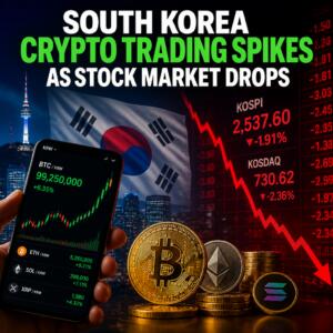 South Korea Crypto Trading Spikes as Stock Market Drops South Korea Crypto Trading Spikes As Stock Market Drops