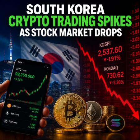 South Korea Crypto Trading Spikes as Stock Market Drops South Korea Crypto Trading Spikes As Stock Market Drops