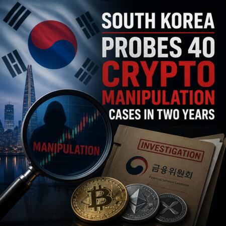 South Korea Probes 40 Crypto Manipulation Cases In Two Years