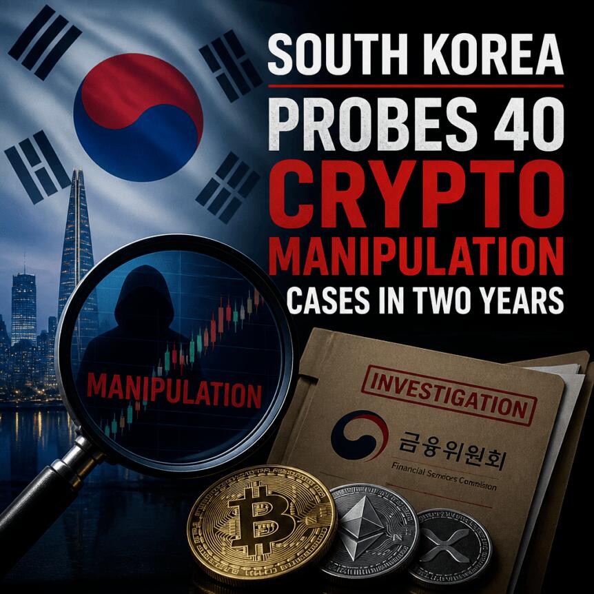 South Korea Probes 40 Crypto Manipulation Cases in Two Years