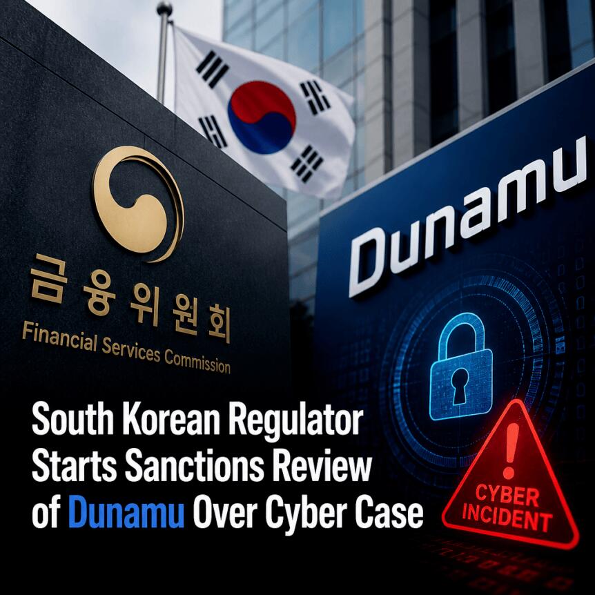South Korean Regulator Starts Sanctions Review of Dunamu Over Cyber Case
