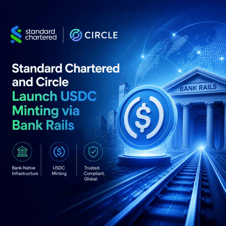 Standard Chartered and Circle Launch USDC Minting via Bank Rails Standard Chartered And Circle Launch Usdc Minting Via Bank Rails