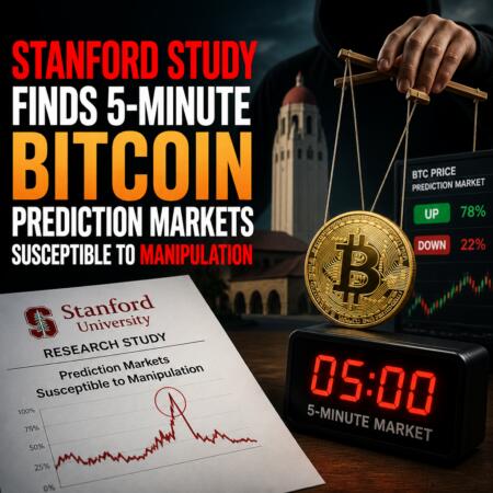 Stanford Study Finds 5-Minute Bitcoin Prediction Markets Susceptible to Manipulation Stanford Study Finds 5-Minute Bitcoin Prediction Markets Susceptible To Manipulation