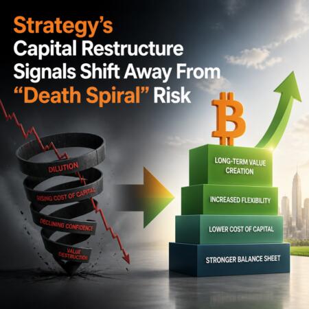 Strategy’s Capital Restructure Signals Shift Away From “death Spiral” Risk
