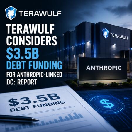 Terawulf Considers $3.5b Debt Funding For Anthropic-Linked Dc: Report