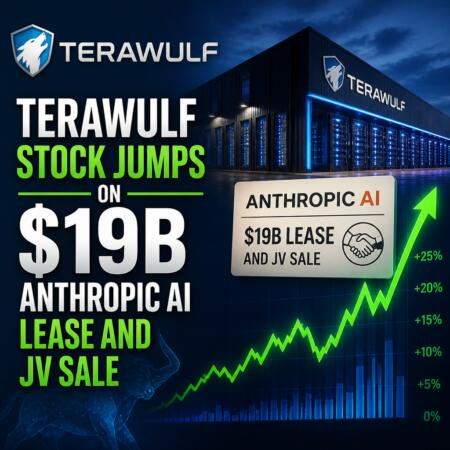 TeraWulf Stock Jumps on $19B Anthropic AI Lease and JV Sale Terawulf Stock Jumps On $19b Anthropic Ai Lease And Jv Sale
