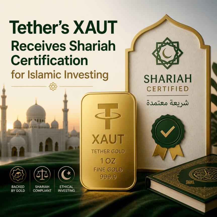 Tether’s Xaut Receives Shariah Certification For Islamic Investing