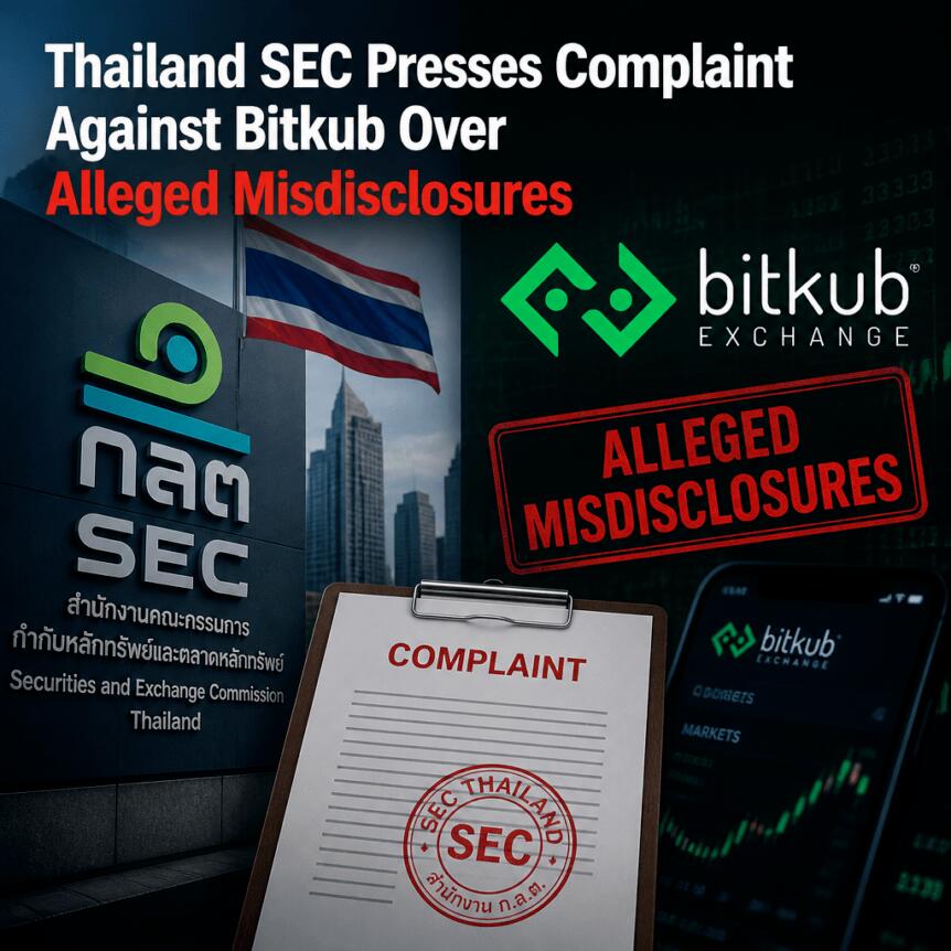 Thailand SEC Presses Complaint Against Bitkub Over Alleged Misdisclosures Thailand Sec Presses Complaint Against Bitkub Over Alleged Misdisclosures