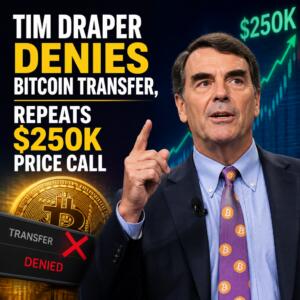 Tim Draper Denies Bitcoin Transfer, Repeats $250k Price Call