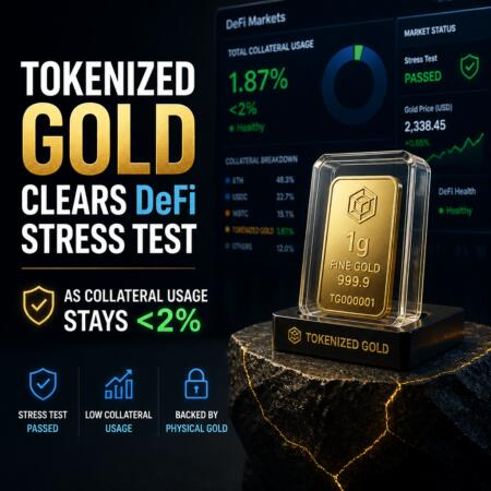 Tokenized Gold Clears DeFi Stress Test as Collateral Usage Stays <2% Tokenized Gold Clears Defi Stress Test As Collateral Usage Stays