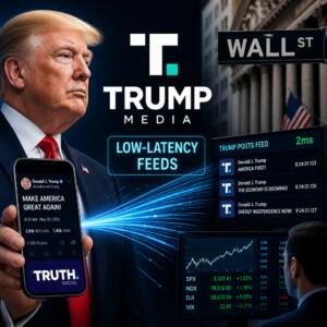 Trump Media Offers Wall Street Low-Latency Feeds for Trump Posts Trump Media Offers Wall Street Low-Latency Feeds For Trump Posts