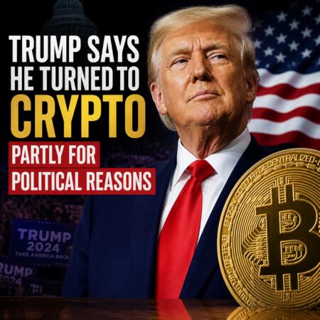 Trump Says He Turned To Crypto Partly For Political Reasons