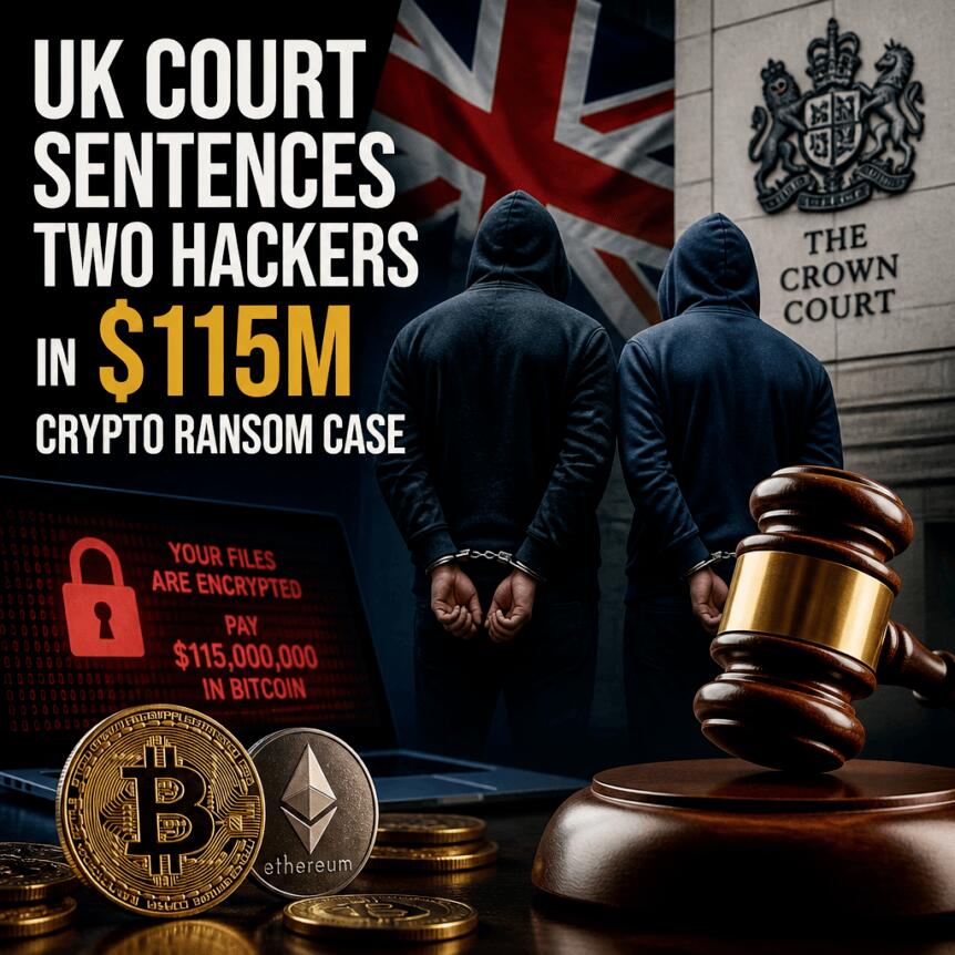 UK Court Sentences Two Hackers in $115M Crypto Ransom Case Uk Court Sentences Two Hackers In $115m Crypto Ransom Case