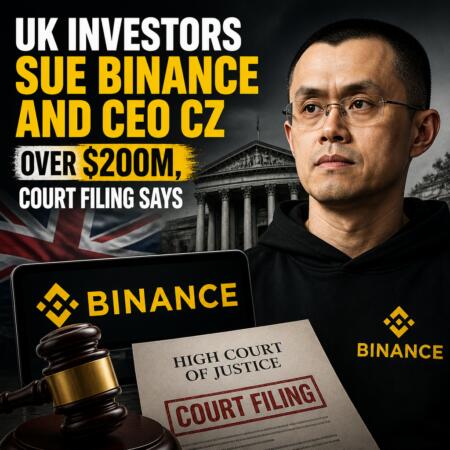 UK Investors Sue Binance and CEO CZ Over $200M, Court Filing Says Uk Investors Sue Binance And Ceo Cz Over $200m, Court Filing Says