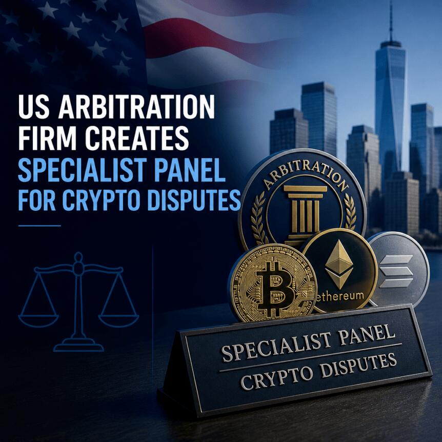 US Arbitration Firm Creates Specialist Panel for Crypto Disputes Us Arbitration Firm Creates Specialist Panel For Crypto Disputes