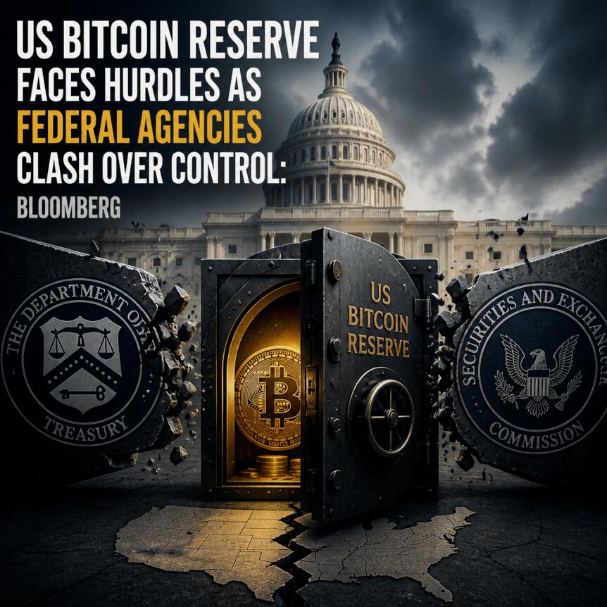 US Bitcoin Reserve Faces Hurdles as Federal Agencies Clash Over Control: Bloomberg Us Bitcoin Reserve Faces Hurdles As Federal Agencies Clash Over Control: Bloomberg