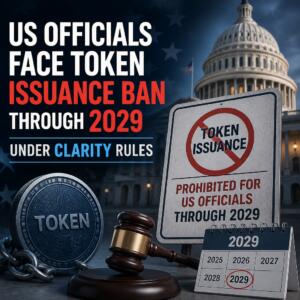 Us Officials Face Token Issuance Ban Through 2029 Under Clarity Rules
