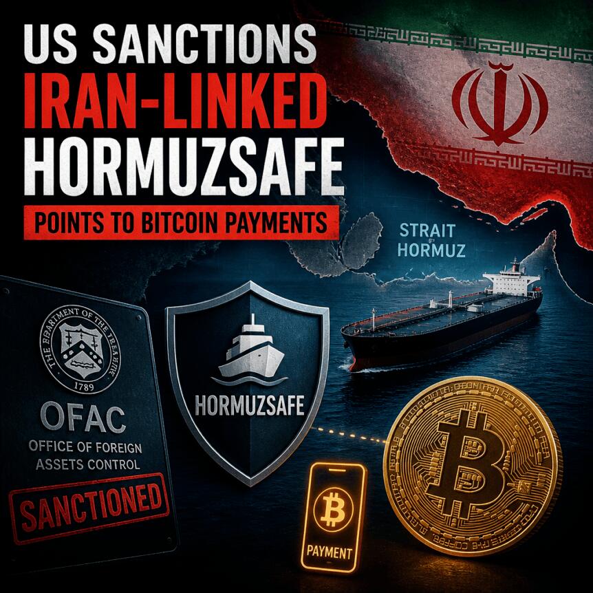 US Sanctions Iran-Linked HormuzSafe, Points to Bitcoin Payments Us Sanctions Iran-Linked Hormuzsafe, Points To Bitcoin Payments